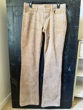 Gap 1969 Long & Lean Low Rise Corduroy Pants Women’s 29x31 Tan Beige